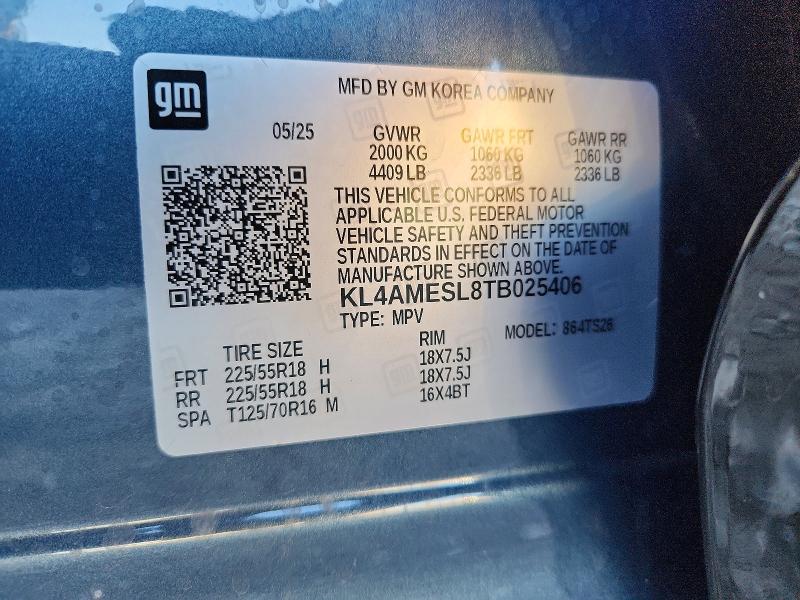 Aukcja sprzedaży 2026 Buick Encore Gx, vin: KL4AMESL8TB025406, numer aukcji: 78631215