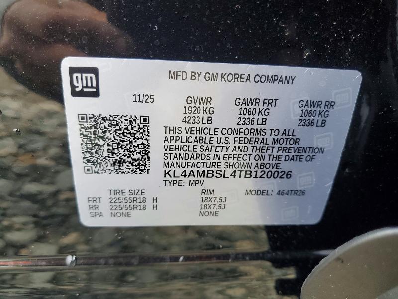 Продажа на аукционе авто 2026 Buick Encore Gx, vin: KL4AMBSL4TB120026, номер лота: 79004285