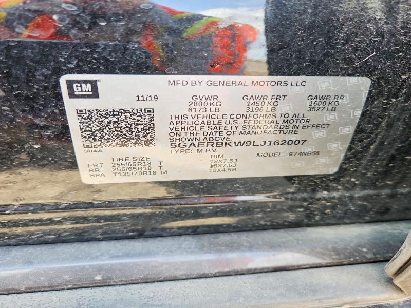 Продажа на аукционе авто 2020 Buick Enclave, vin: 5GAERBKW9LJ162007, номер лота: 78086465