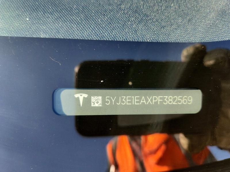 Aukcja sprzedaży 2023 Tesla Model 3, vin: 5YJ3E1EAXPF382569, numer aukcji: 79246545