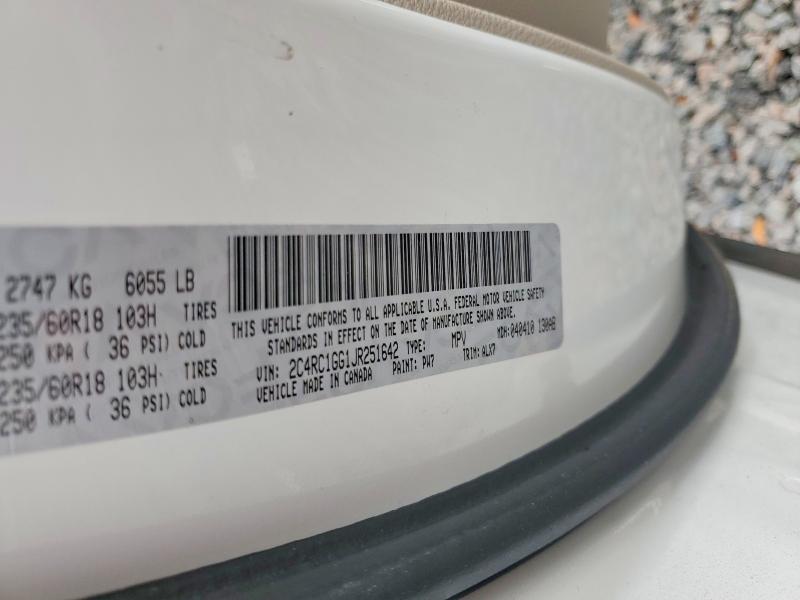 Auction sale of the 2018 Chrysler Pacifica, vin: 2C4RC1GG1JR251642, lot number: 77853115