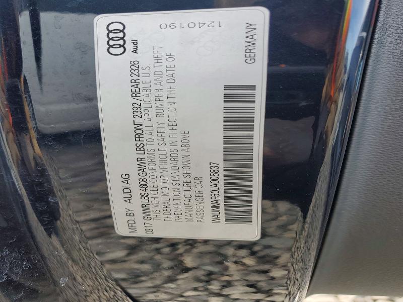 76255875 :رقم المزاد ، WAUNNAF50JA005837 vin ، 2018 Audi A5 مزاد بيع