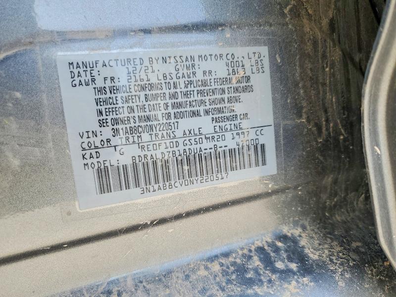 78624385 :رقم المزاد ، 3N1AB8CV0NY220517 vin ، 2022 Nissan Sentra مزاد بيع