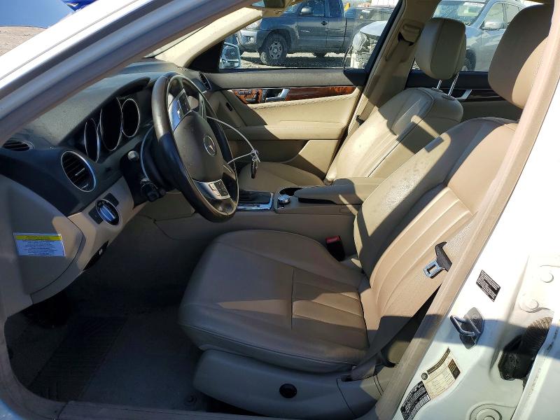 76671355 :رقم المزاد ، WDDGF8BB1CA601741 vin ، 2012 Mercedes-benz C مزاد بيع