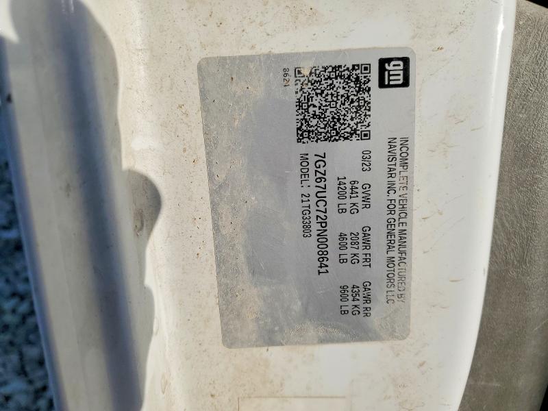 75020055 :رقم المزاد ، 7GZ67UC72PN008641 vin ، 2023 Gmc Savana مزاد بيع