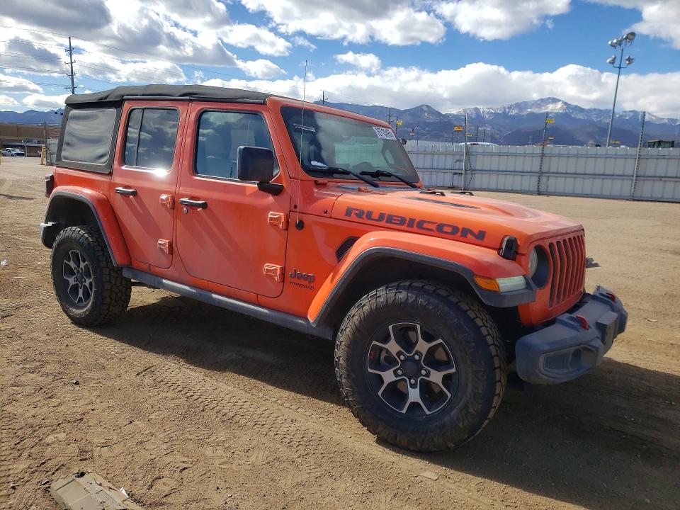 76710495 :رقم المزاد ، 1C4HJXFG5JW176800 vin ، 2018 Jeep Wrangler Unlimited مزاد بيع