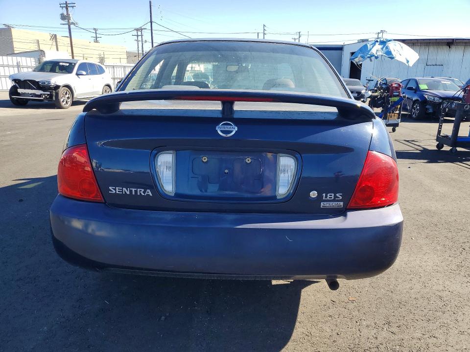 2006 Nissan Sentra მანქანა იყიდება აუქციონზე, vin: 3N1CB51D96L458642, აუქციონის ნომერი: 75907005