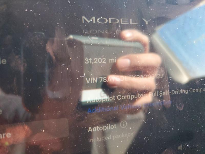 77596245 :رقم المزاد ، 7SAYGDEEXPA203127 vin ، 2023 Tesla Model Y مزاد بيع