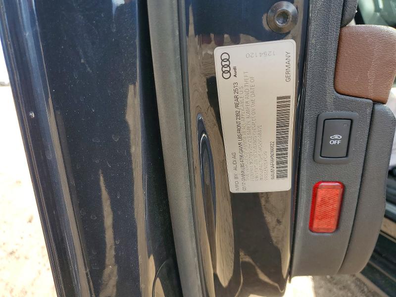 78859185 :رقم المزاد ، WAUENAF46HN066622 vin ، 2017 Audi A4 مزاد بيع