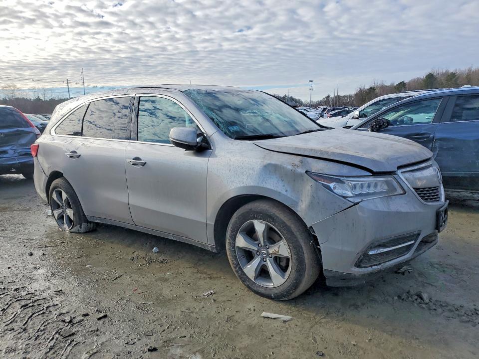 78221765 :رقم المزاد ، 5FRYD4H20GB046037 vin ، 2016 Acura Mdx مزاد بيع