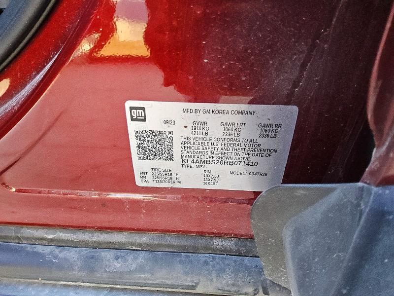 77420915 :رقم المزاد ، KL4AMBS20RB071410 vin ، 2024 Buick Encore Gx مزاد بيع