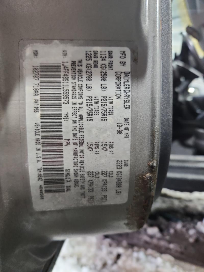 76601495 :رقم المزاد ، 1J4FF48S11L559573 vin ، 2001 Jeep Cherokee مزاد بيع