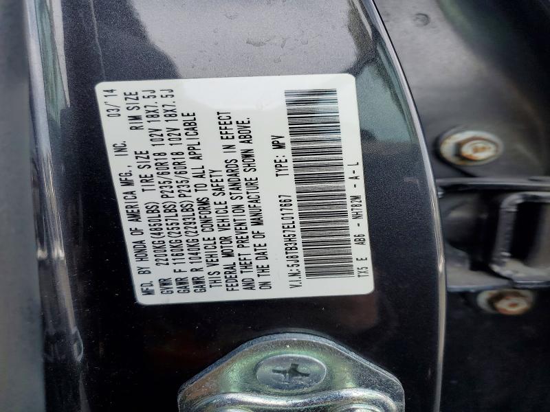 Продажа на аукционе авто 2014 Acura Rdx, vin: 5J8TB3H57EL017667, номер лота: 78188815