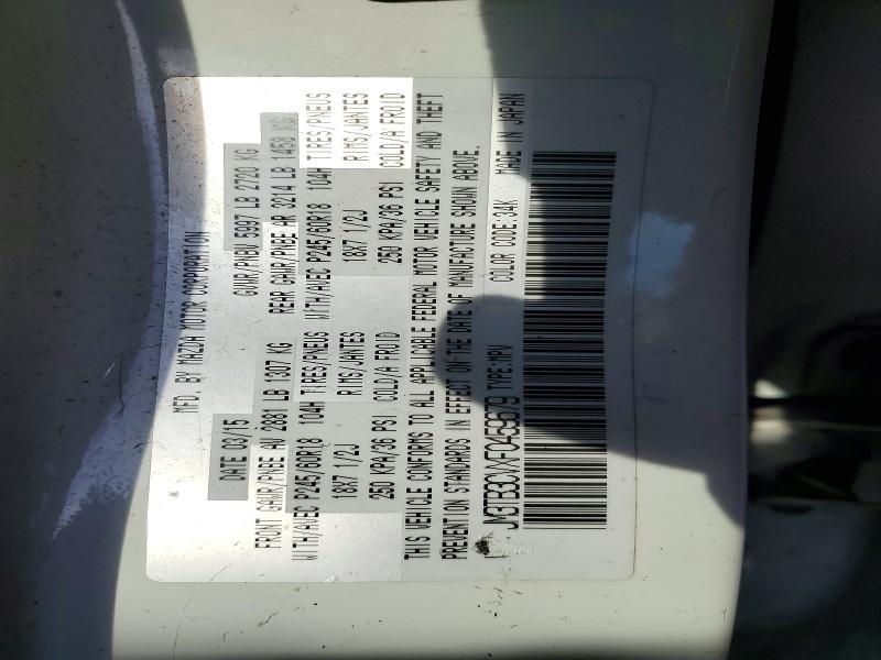Продаж на аукціоні авто 2015 Mazda Cx-9, vin: JM3TB3CVXF0459679, номер лоту: 77901765