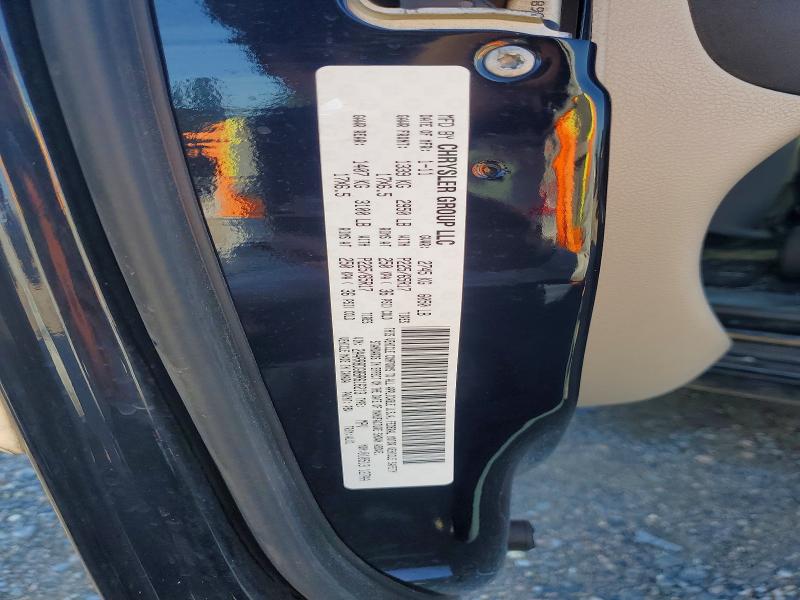 75222715 :رقم المزاد ، 2A4RR8DG8BR616213 vin ، 2011 Chrysler Town & Country مزاد بيع