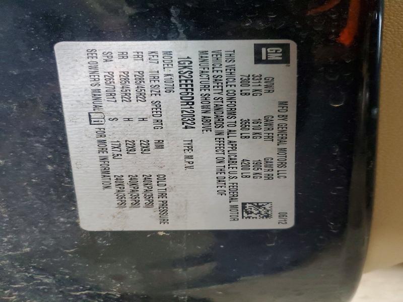 77841035 :رقم المزاد ، 1GKS2EEF6DR120324 vin ، 2013 Gmc Yukon مزاد بيع