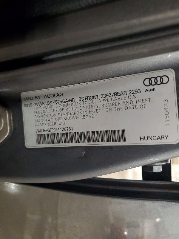 Продаж на аукціоні авто 2015 Audi A3, vin: WAUEFGFF9F1120761, номер лоту: 78756655