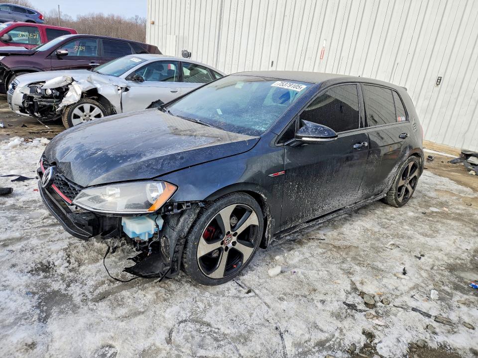2017 Volkswagen Gti S მანქანა იყიდება აუქციონზე, vin: 3VW5T7AU5HM001142, აუქციონის ნომერი: 75379105