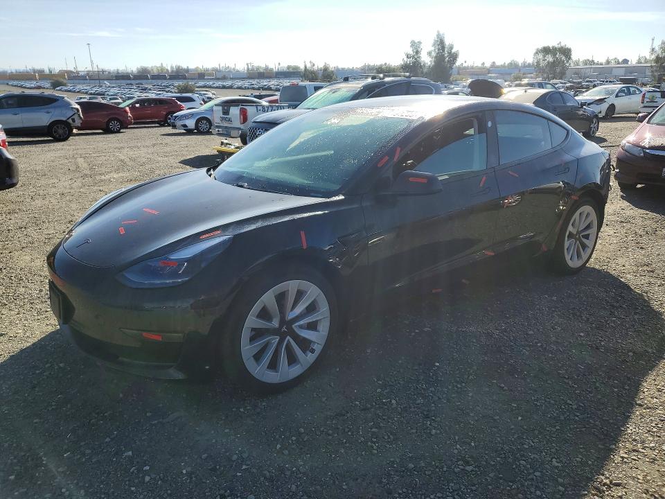 2021 Tesla Model 3 მანქანა იყიდება აუქციონზე, vin: 5YJ3E1EA1MF875908, აუქციონის ნომერი: 77197285