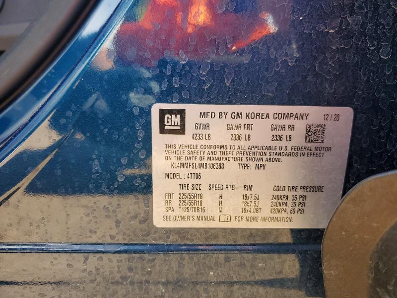 Продаж на аукціоні авто 2021 Buick Encore Gx, vin: KL4MMFSL4MB106388, номер лоту: 73621995