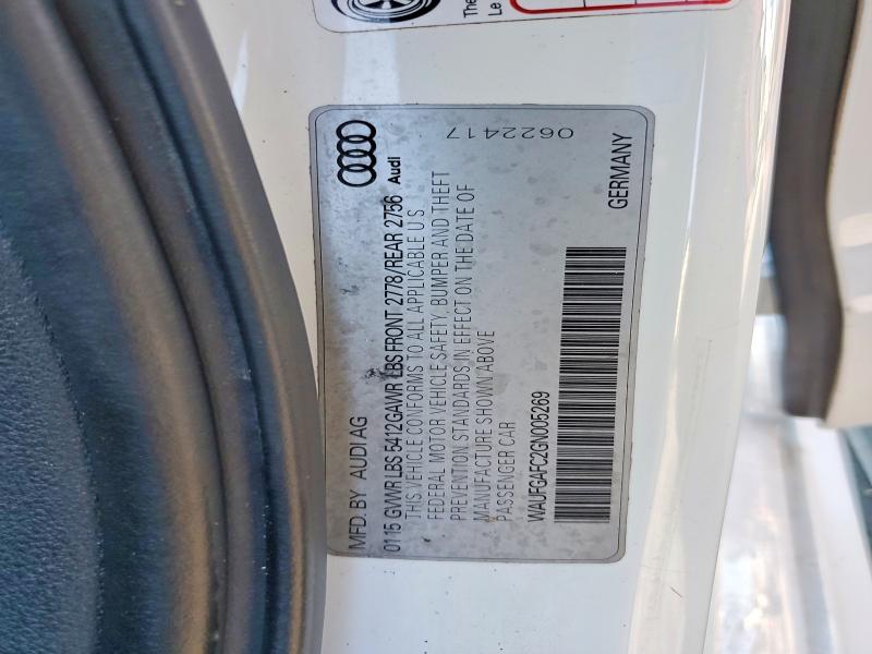 Aukcja sprzedaży 2016 Audi A6, vin: WAUFGAFC2GN005269, numer aukcji: 77882885