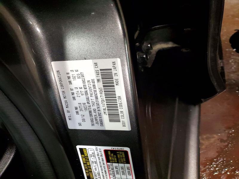 75889915 :رقم المزاد ، JM1BL1V70D1719065 vin ، 2013 Mazda 3 مزاد بيع