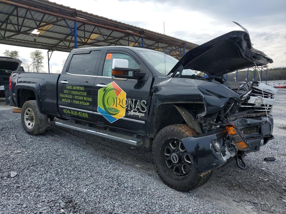 76860975 :رقم المزاد ، 1GC1KXE87FF673458 vin ، 2015 Chevrolet Silverado مزاد بيع