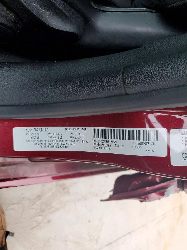 Aukcja sprzedaży 2016 Chrysler 200, vin: 1C3CCCAG8GN101029, numer aukcji: 79227065