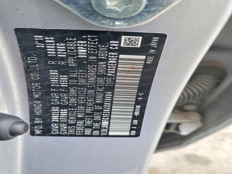 78259035 :رقم المزاد ، JHMFC1F38JX010484 vin ، 2018 Honda Civic مزاد بيع