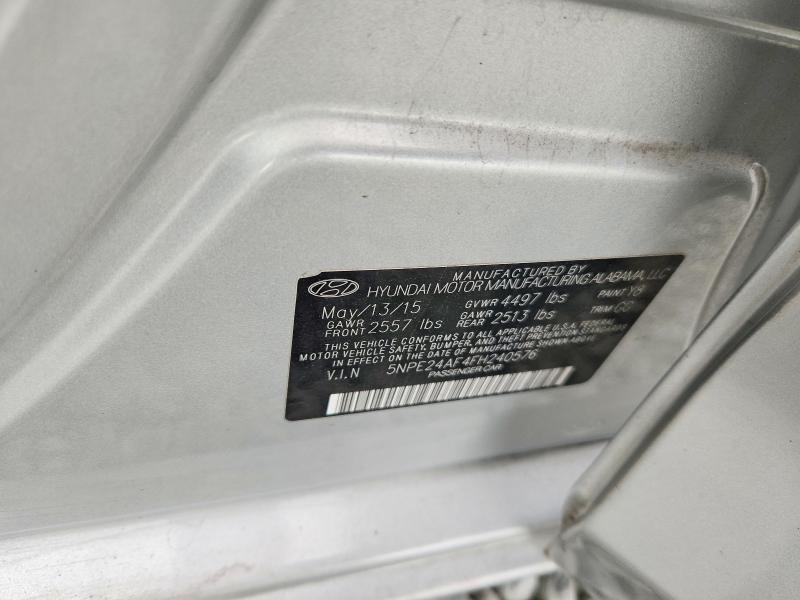 Продаж на аукціоні авто 2015 Hyundai Sonata, vin: 5NPE24AF4FH240576, номер лоту: 76540275