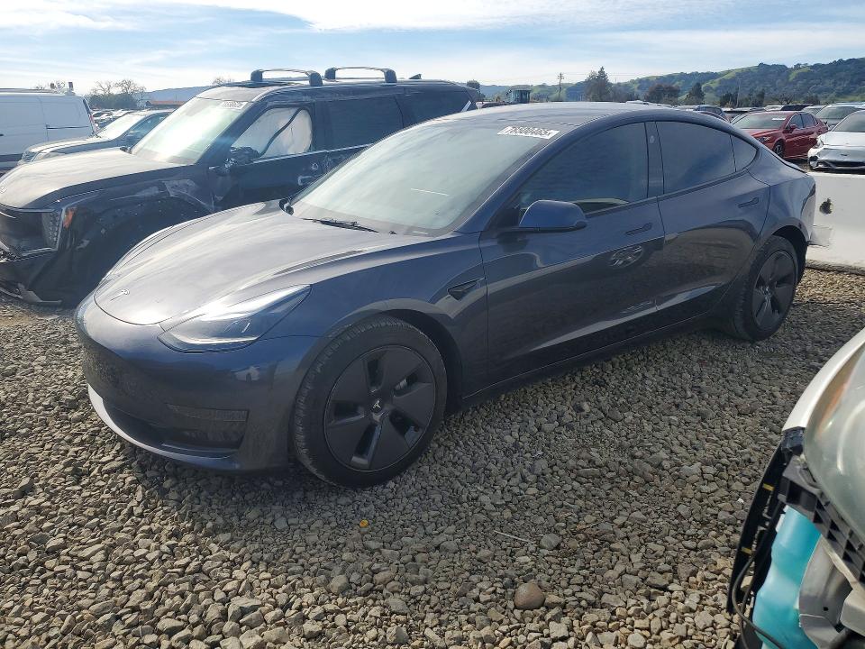 2023 Tesla Model 3 მანქანა იყიდება აუქციონზე, vin: 5YJ3E1EA0PF457697, აუქციონის ნომერი: 78500465
