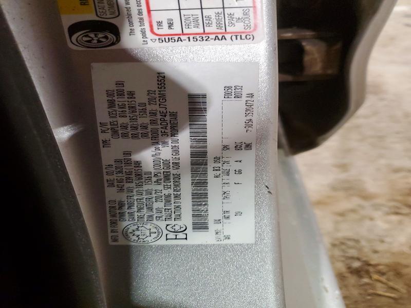 76021155 :رقم المزاد ، 3FADP4EJ7GM155521 vin ، 2016 Ford Fiesta مزاد بيع