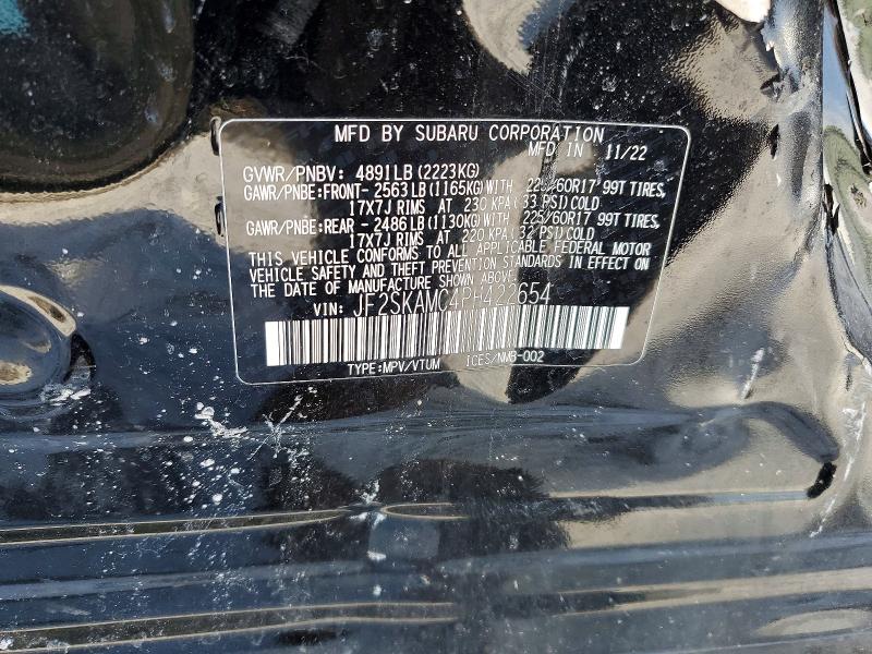 Aukcja sprzedaży 2023 Subaru Forester, vin: JF2SKAMC4PH422654, numer aukcji: 78305395