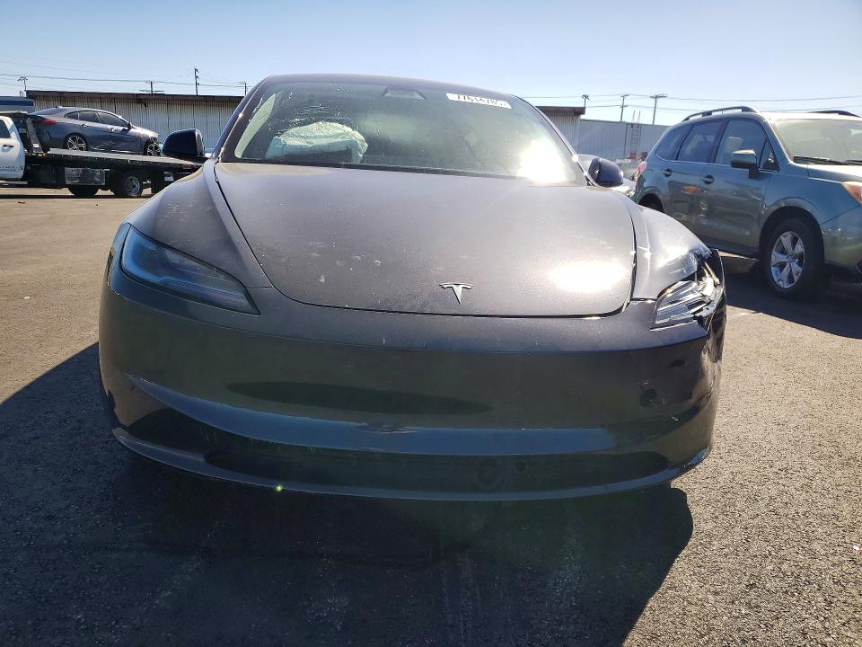 2025 Tesla Model 3 მანქანა იყიდება აუქციონზე, vin: 5YJ3E1EA0SF968707, აუქციონის ნომერი: 77614785