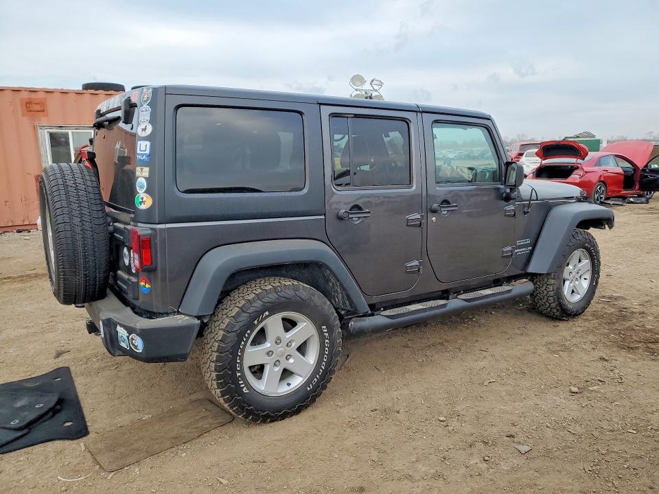 2017 Jeep Wrangler Unlimited მანქანა იყიდება აუქციონზე, vin: 1C4BJWDG7HL595519, აუქციონის ნომერი: 79203855
