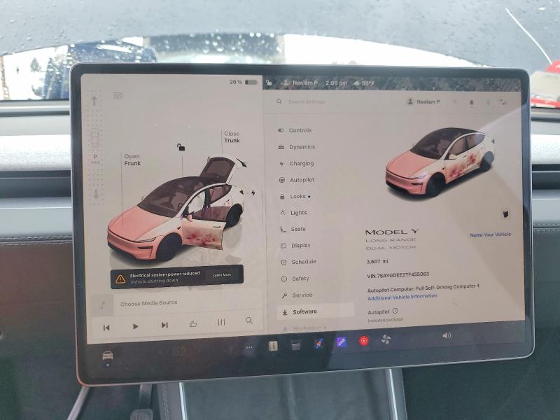 Продажа на аукционе авто 2026 Tesla Model Y, vin: 7SAYGDEE2TF455063, номер лота: 77175895