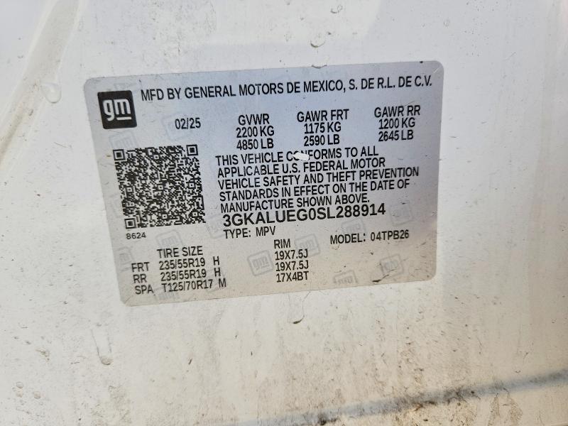 Продажа на аукционе авто 2025 Gmc Terrain, vin: 3GKALUEG0SL288914, номер лота: 78419245