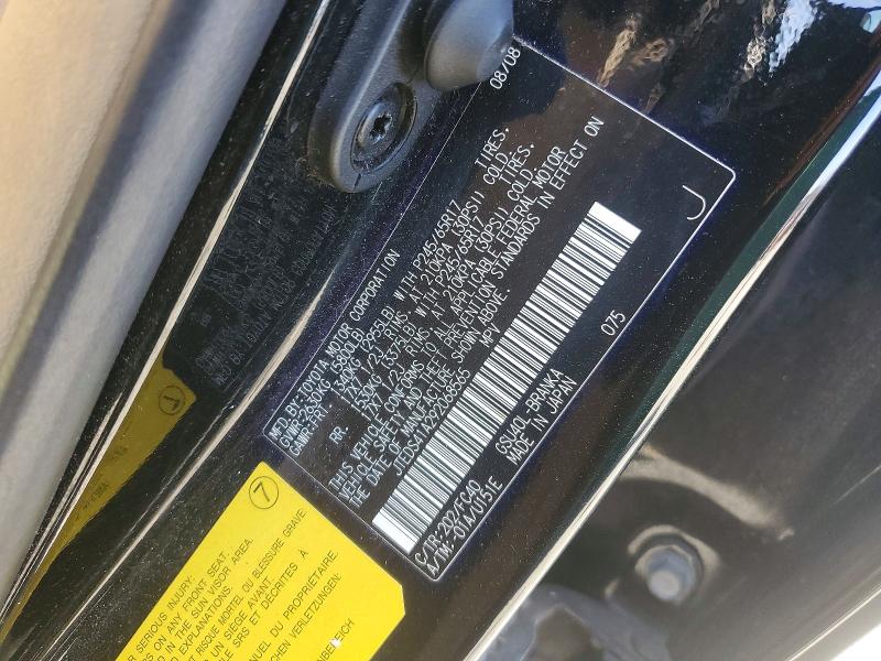 78179265 :رقم المزاد ، JTEDS41A292068565 vin ، 2009 Toyota Highlander مزاد بيع