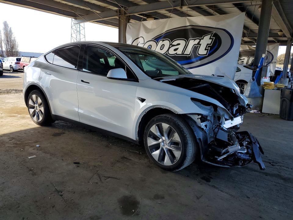 77594745 :رقم المزاد ، 5YJYGDEEXMF255353 vin ، 2021 Tesla Model Y مزاد بيع