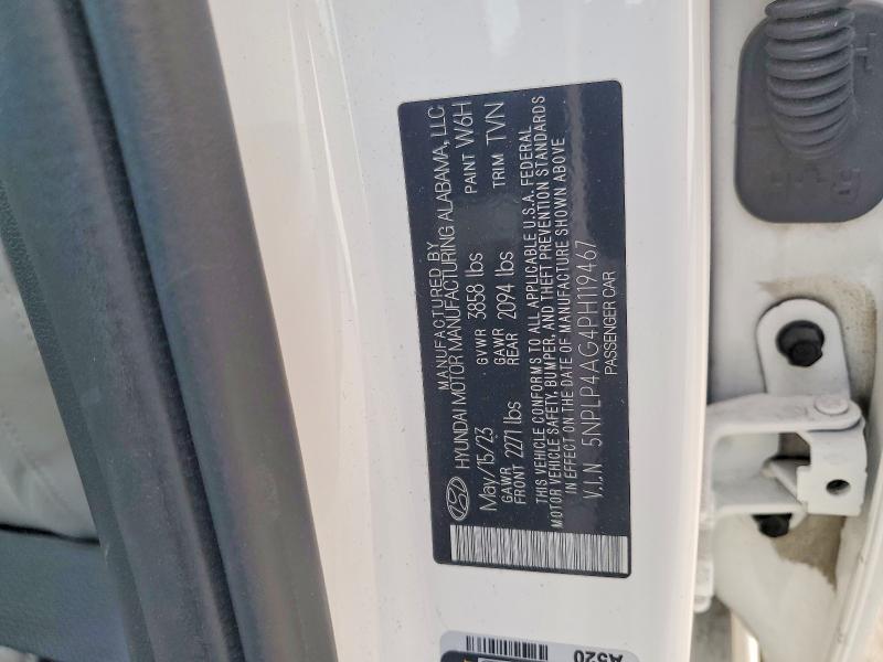 75558905 :رقم المزاد ، 5NPLP4AG4PH119467 vin ، 2023 Hyundai Elantra مزاد بيع