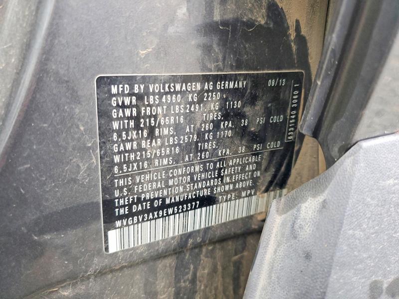 Aukcja sprzedaży 2014 Volkswagen Tiguan, vin: WVGBV3AX9EW523377, numer aukcji: 78309935