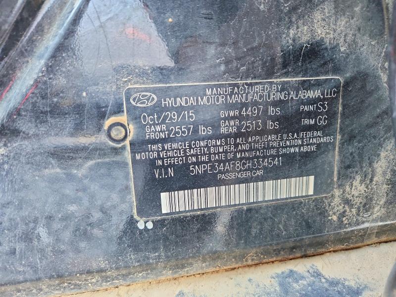 Продажа на аукционе авто 2016 Hyundai Sonata, vin: 5NPE34AF8GH334541, номер лота: 74932525