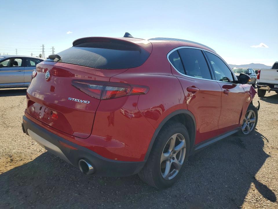 2019 Alfa Romeo Stelvio მანქანა იყიდება აუქციონზე, vin: ZASPAKAN2K7C39021, აუქციონის ნომერი: 76960235
