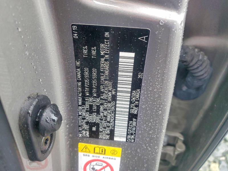 Продаж на аукціоні авто 2019 Lexus Rx 350, vin: 2T2BZMCA5KC194765, номер лоту: 78409585
