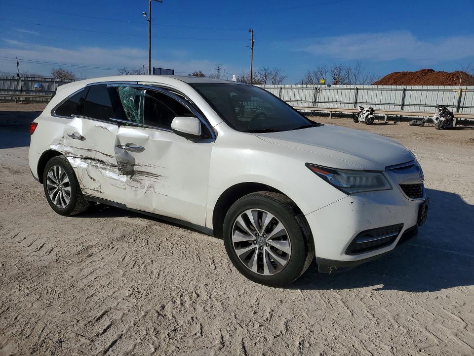77009805 :رقم المزاد ، 5FRYD3H42EB014800 vin ، 2014 Acura Mdx مزاد بيع