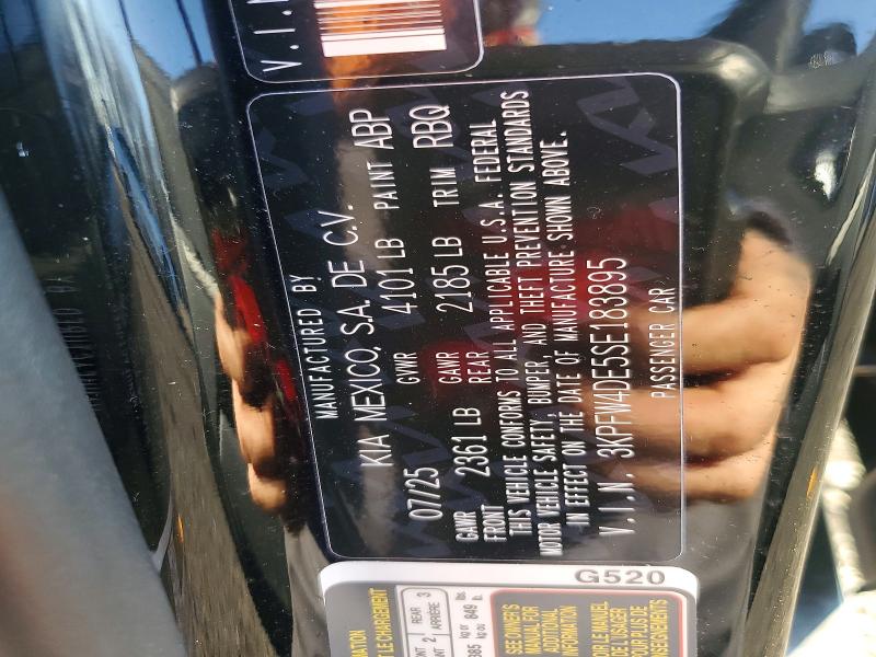78856705 :رقم المزاد ، 3KPFW4DE5SE183895 vin ، 2025 Kia K4 مزاد بيع