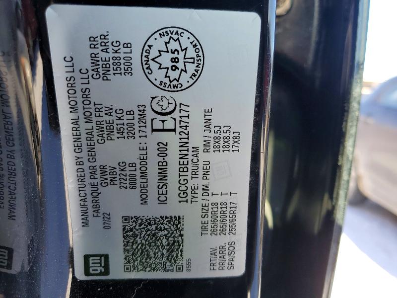 Продажа на аукционе авто 2022 Chevrolet Colorado, vin: 1GCGTBEN1N1247177, номер лота: 75836365