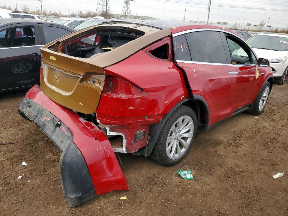 2020 Tesla Model X მანქანა იყიდება აუქციონზე, vin: 5YJXCAE25LF234680, აუქციონის ნომერი: 77086685