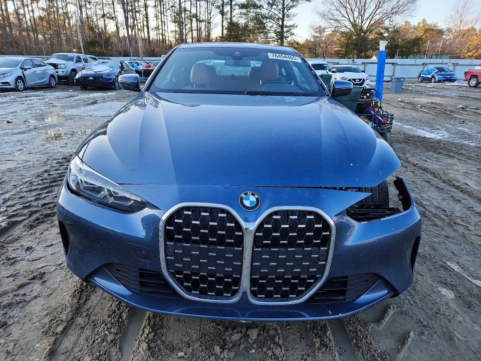 2021 Bmw 430xi მანქანა იყიდება აუქციონზე, vin: WBA73AP01MCF41418, აუქციონის ნომერი: 76454465