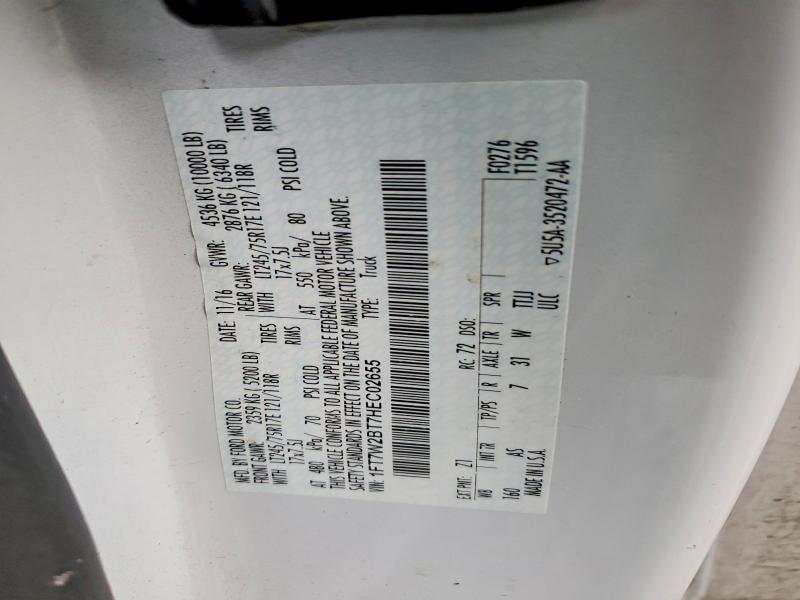 Aukcja sprzedaży 2017 Ford F250, vin: 1FT7W2BT7HEC02655, numer aukcji: 77439625